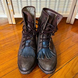 Freebird Lace up ankle boot